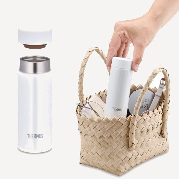 Термос THERMOS JOJ-120 WH +5h/-7h 0,12л (жемчужный)